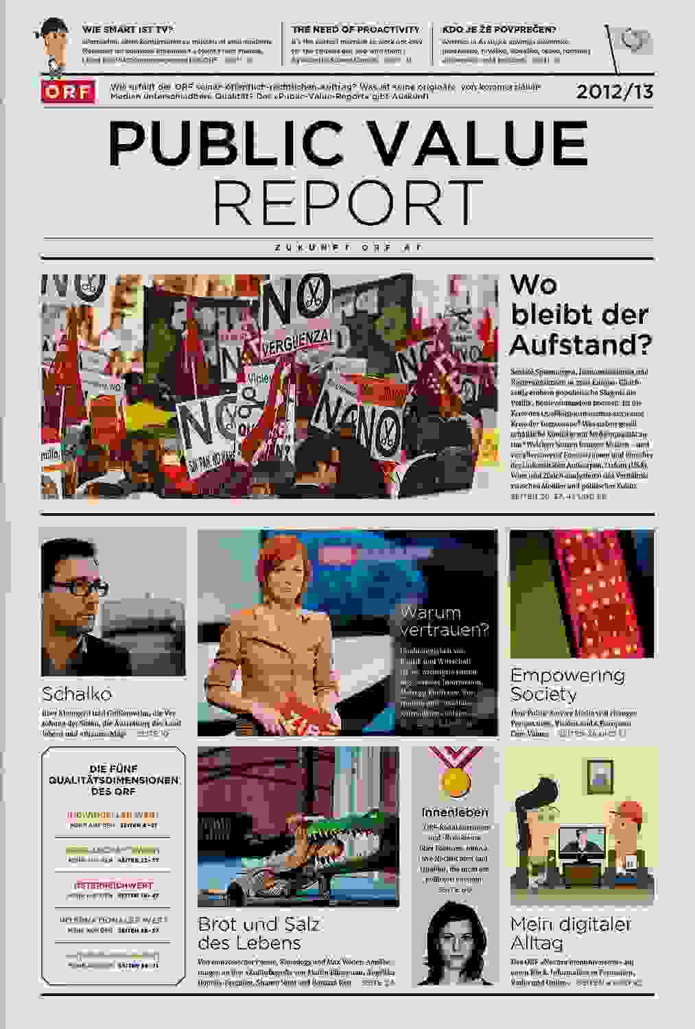 ORF PV 13 flat Dummy Zeitung Cover
